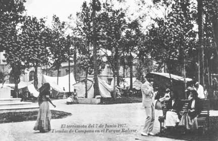 1917 El Salvador Earthquake Photo
