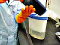 Dry ice cooling alcohol