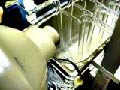 close-up of cold trap