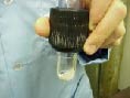 sample with acid effervescing
