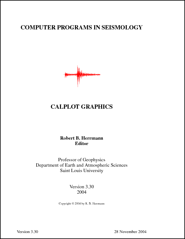 CALPLOT Graphics