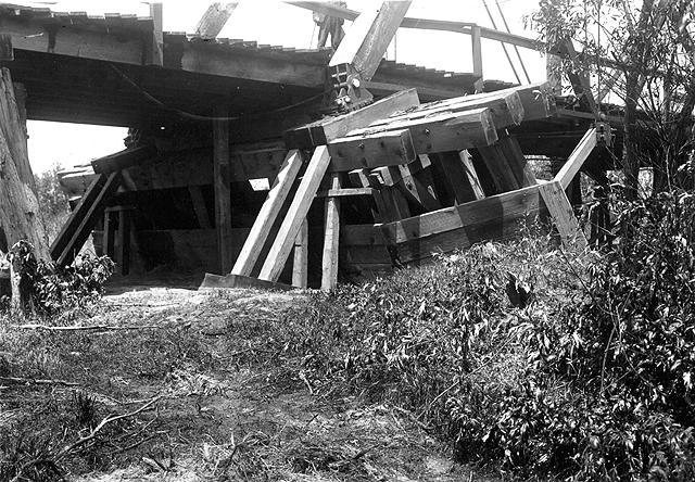 Salinas River Photo 1906 SF Earthquake Bridge 