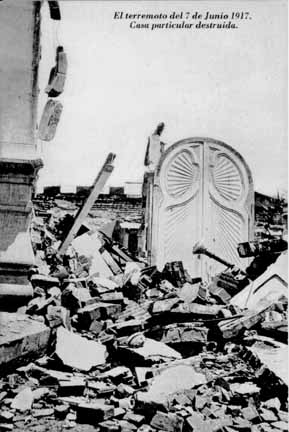 1917 El Salvador Earthquake Photo