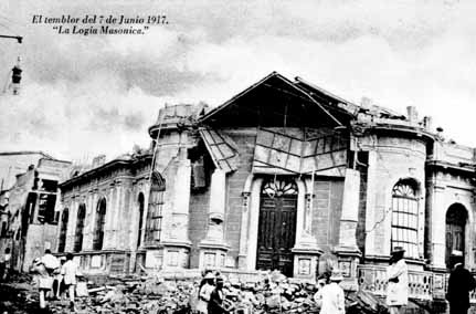 1917 El Salvador Earthquake Photo