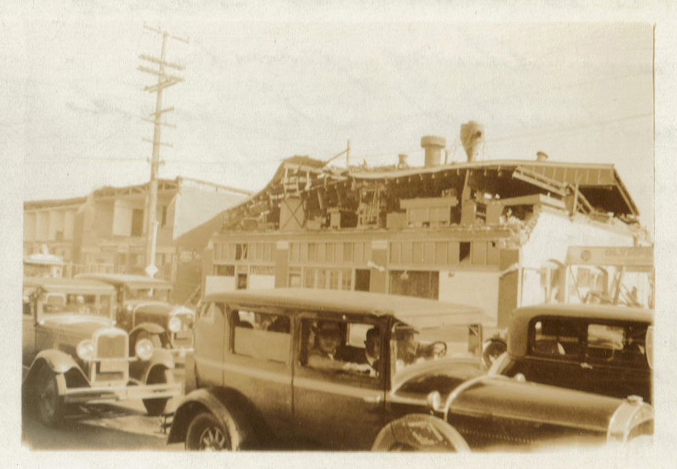 1933 Long Beach, CA Earthquake Photo