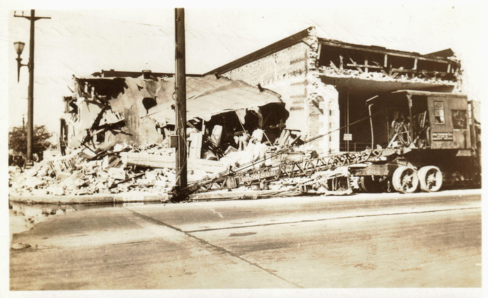 1933 Long Beach, CA Earthquake Photo