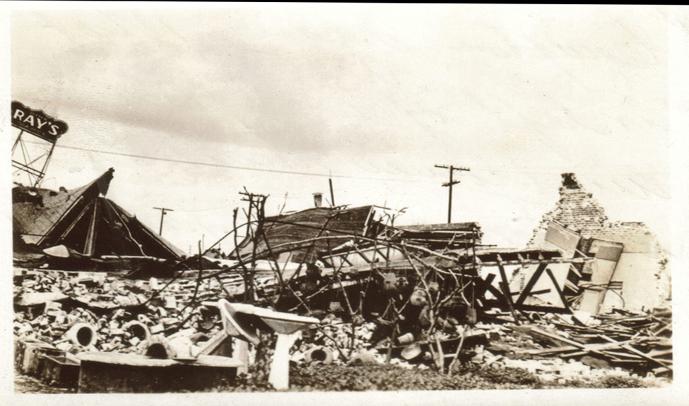 1933 Long Beach, CA Earthquake Photo