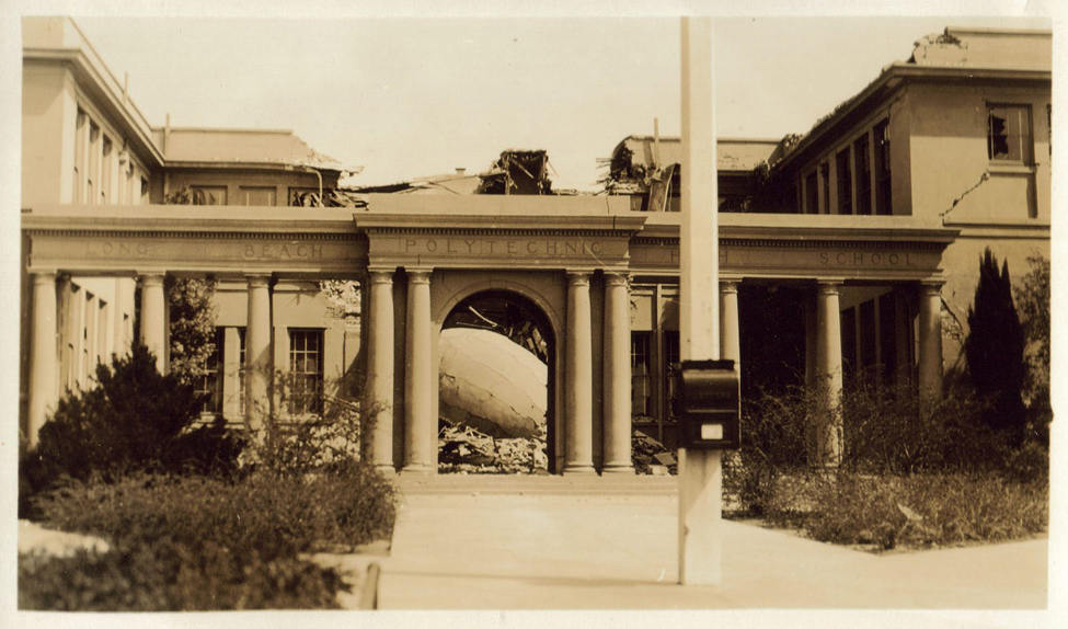 1933 Long Beach, CA Earthquake Photo