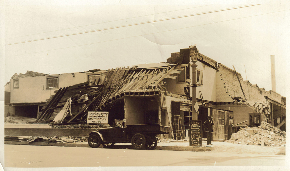 1933 Long Beach, CA Earthquake Photo