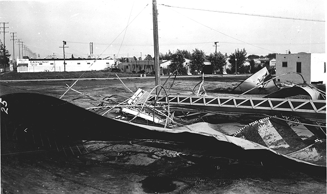 1933 Long Beach, CA Earthquake Photo