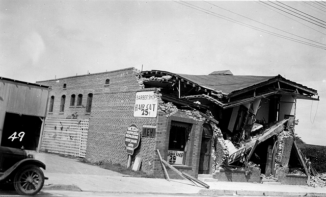 1933 Long Beach, CA Earthquake Photo