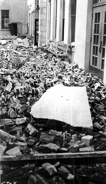 1933 Long Beach, CA Earthquake Photo