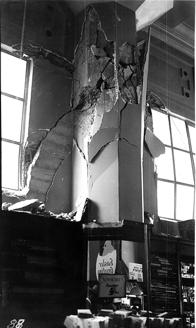 1933 Long Beach, CA Earthquake Photo