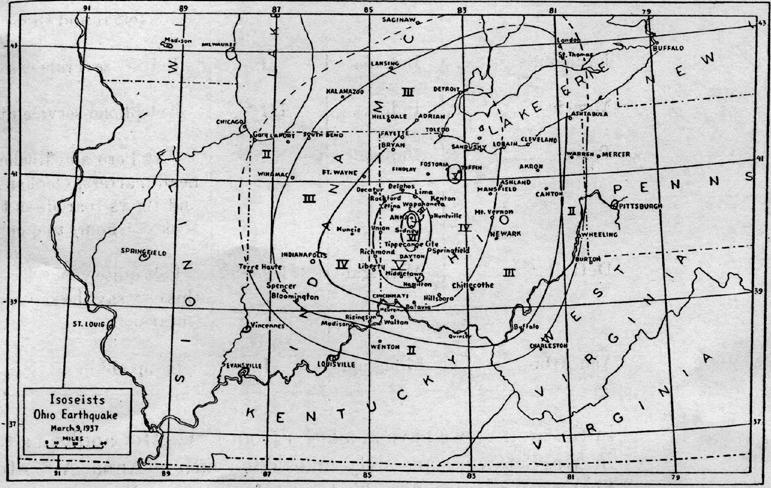 1937 Anna, Ohio Earthquake Photo